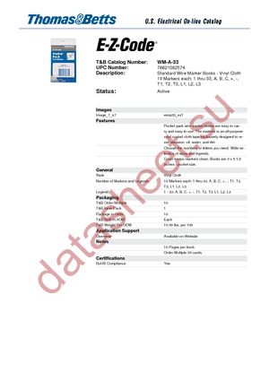 WM-A-33 datasheet  